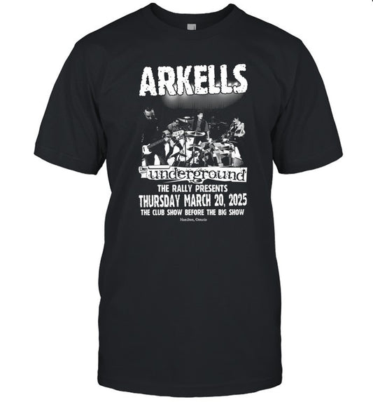 Arkells at The Underground 2025 T Shirt