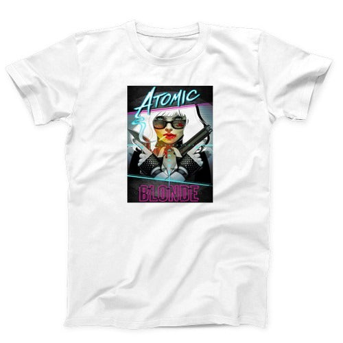 Atomic Blonde Superhero Movie Film Charlize Theron Man's T-Shirt Tee