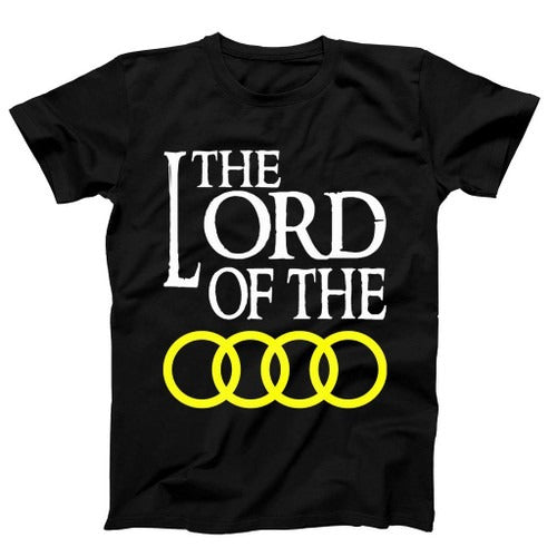 Audi Lord Of The Rings Logo Auto Moto Funny Man's T-Shirt Tee