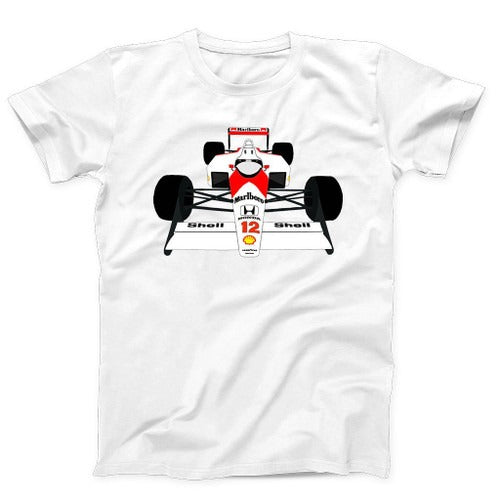 Ayrton Senna Formula 1 Man's T-Shirt Tee