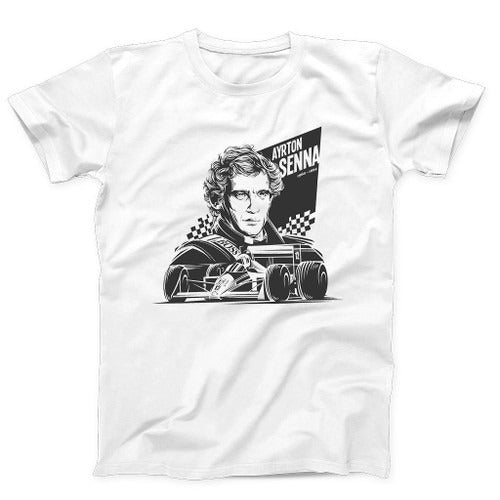 Ayrton Senna Formula One Man's T-Shirt Tee