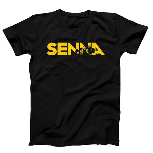 Ayrton Senna Yellow Man's T-Shirt Tee