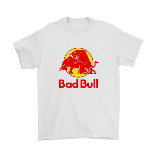 Bad Bull Funny Red Bull Parody Man's T-Shirt Tee