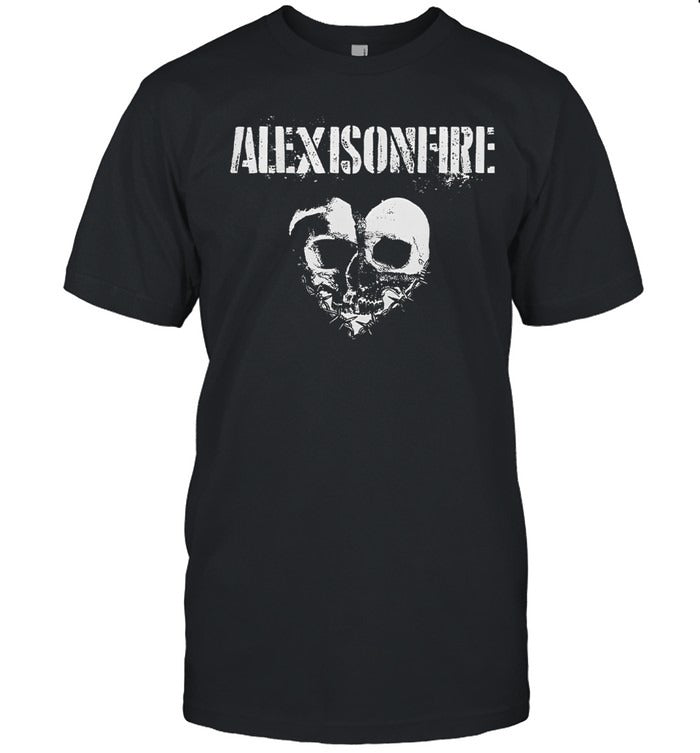 Barbed Wire Heartskull Alexisonfire2025 T Shirt