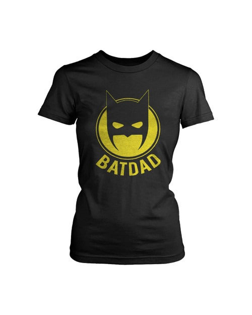 Batdad Batman Dad Funny Women's T-Shirt Tee