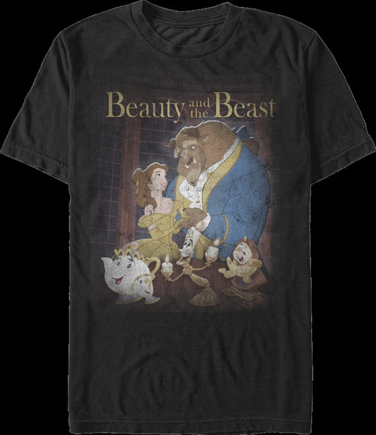 Beauty And The Beast Poster Art T-Shirt