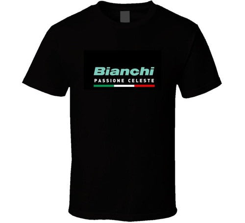 Bianchi Passione Celeste Bicycle Man's T-Shirt Tee
