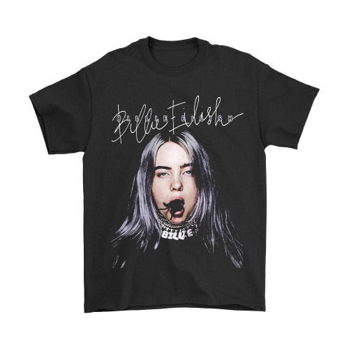 Billie Eilish Bad Guy Spider In The Mouth Man's T-Shirt Tee