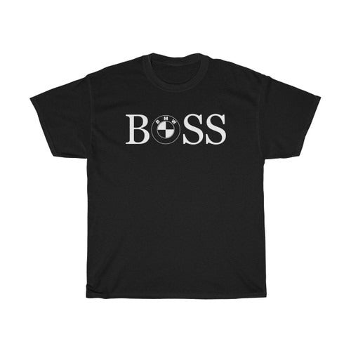 Bmw Boss Logo Parody Man's T-Shirt Tee