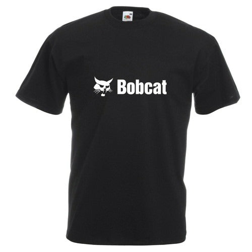 Bobcat Funny Logo Man's T-Shirt Tee