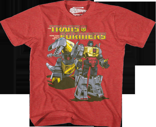 Boys Retro Grimlock Transformers Shirt