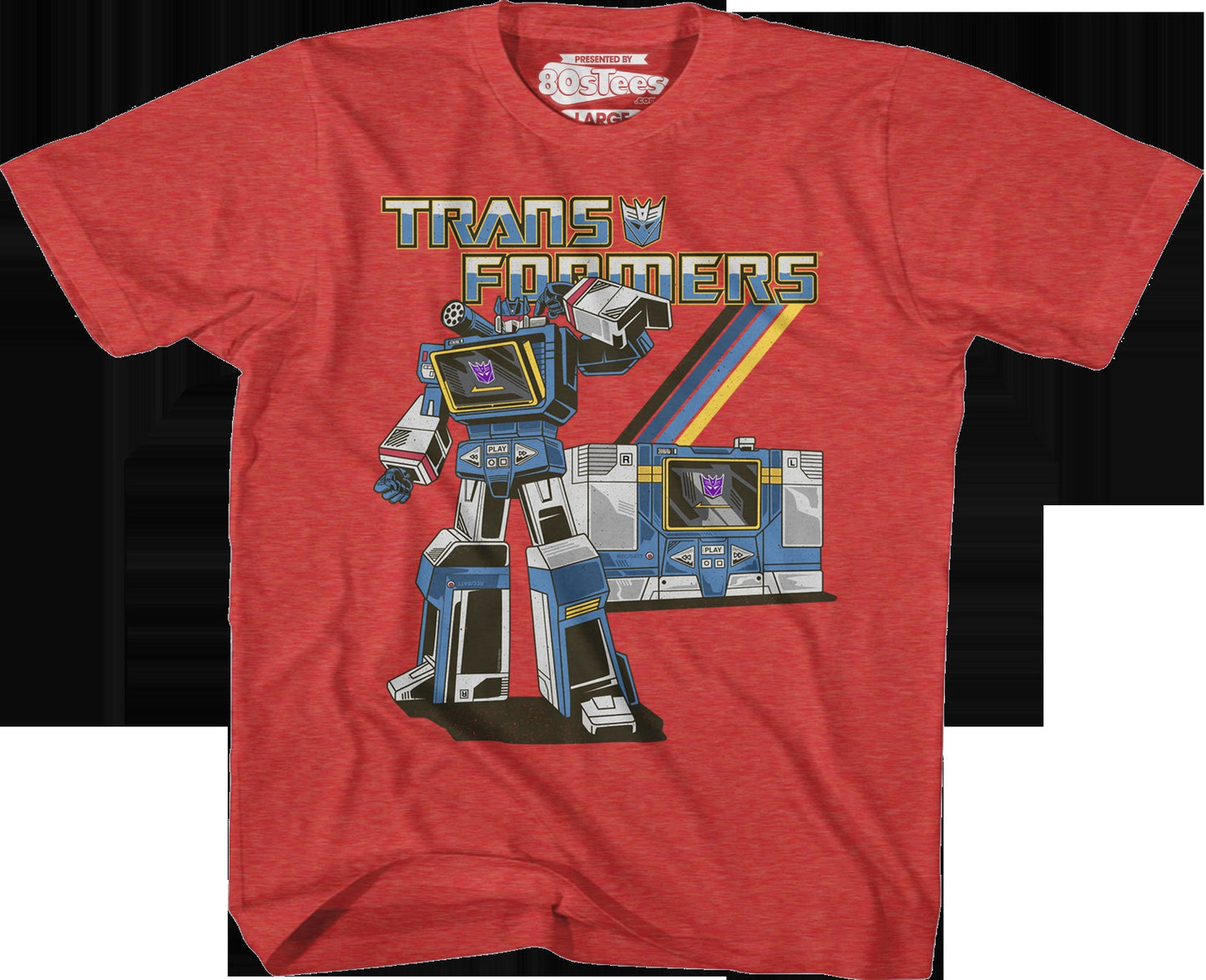 Boys Retro Soundwave Transformers Shirt