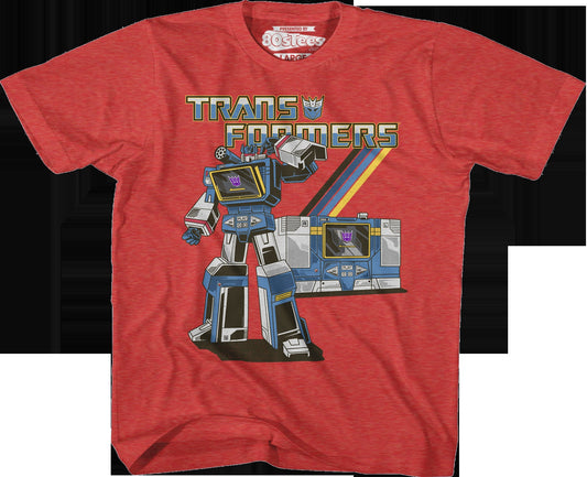 Boys Retro Soundwave Transformers Shirt