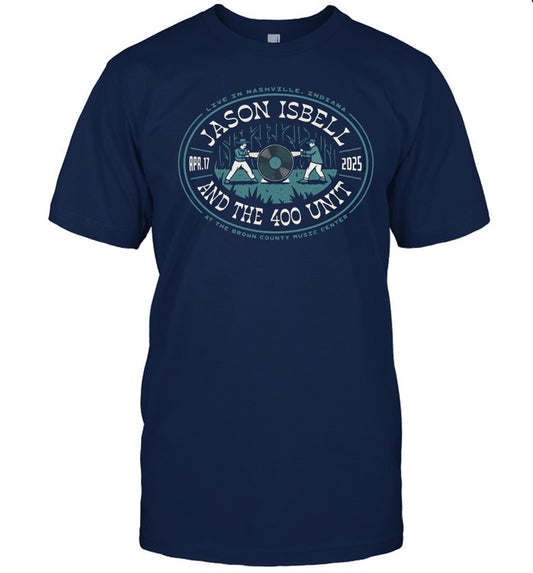 Brown County Music Center Jason Isbell and the 400 Unit Apr 15 2025 Event T Shirt