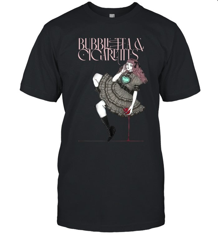 Bubble Tea And Cigarettes Gothic Doll 2025 New T Shirt