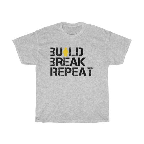 Build Break Repeat The Lego Movie 2 The Second Part Man's T-Shirt Tee