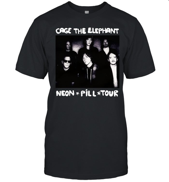 CAGE THE ELEPHANT GROUP PHOTO TOUR 2025 T-SHIRT