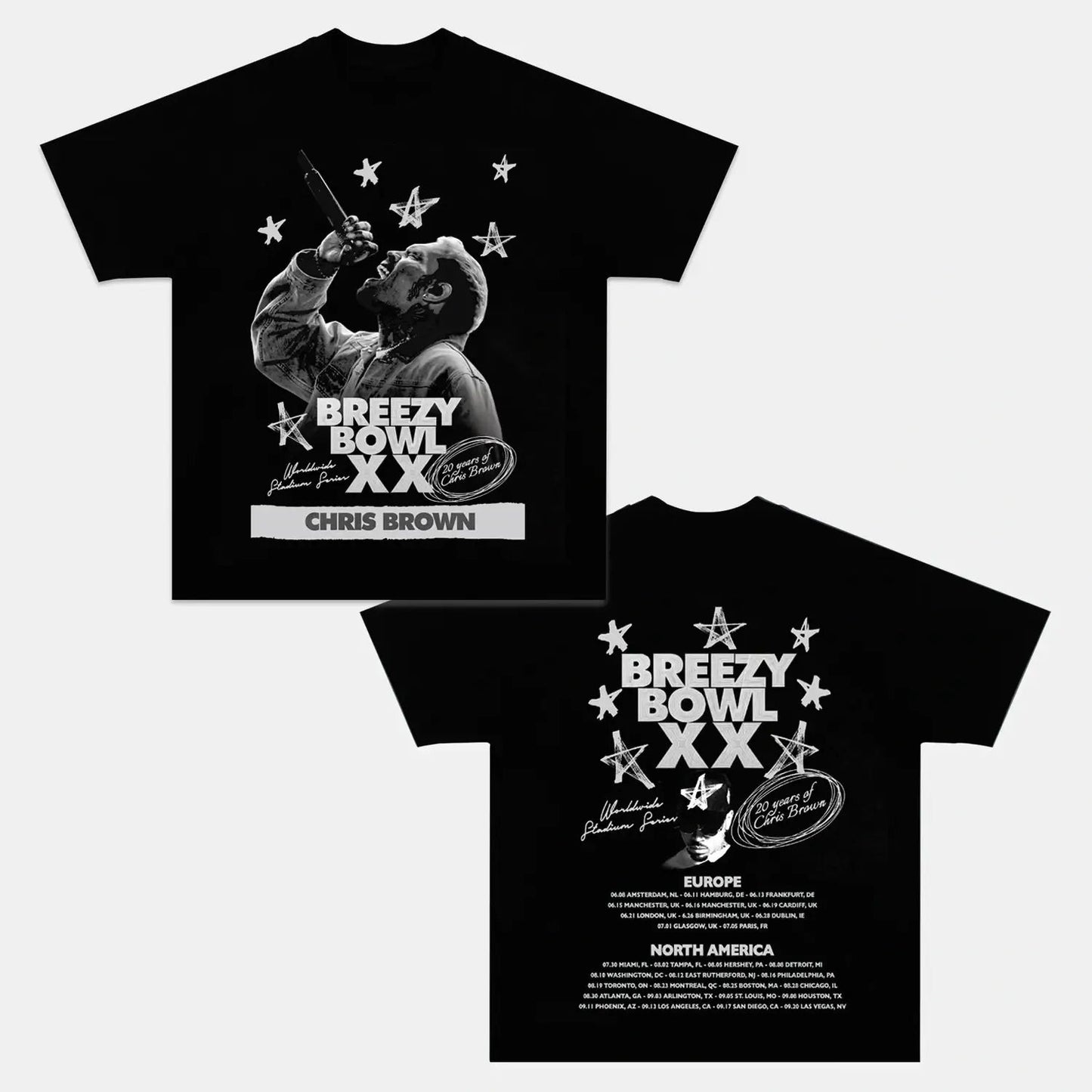 CHRIS BROWN 2025 BIG FACE TEE-DS