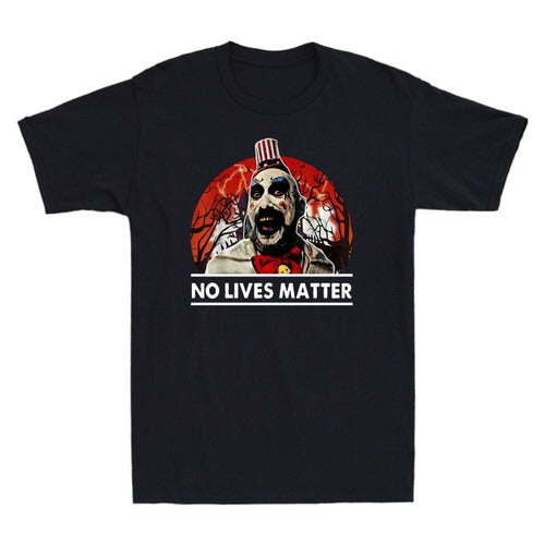 Captain Spaulding No Lives Matter Funny Halloween Costume Man's T-Shirt Tee