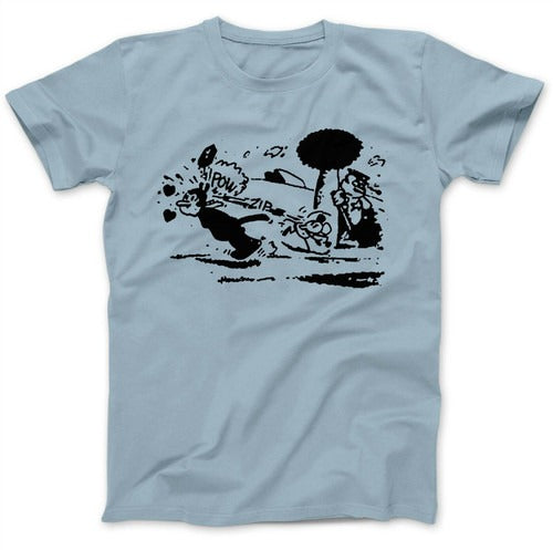 Cartoon Play Running Man's T-Shirt Tee