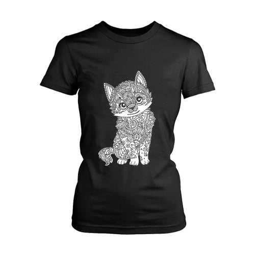 Cat Artistic Women's T-Shirt Tee