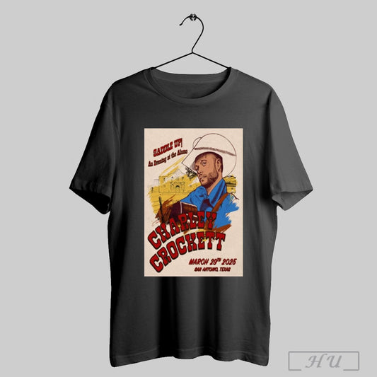 Charley Crockett Mar 29 2025 San Antonio Texas Tour T Shirt Sweatshirt