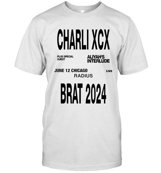 Charli XCX Brat 2024 Live T-Shirt