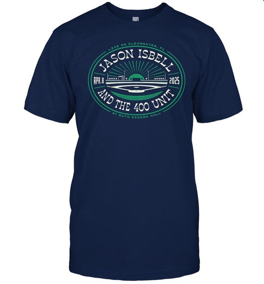 Clearwater, FL Show Jason Isbell and the 400 Unit Apr 08 2025 T Shirt