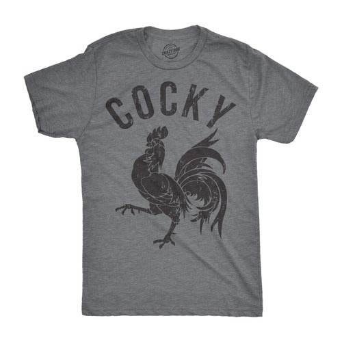 Cocky Funny Sarcastic Rude Man's T-Shirt Tee