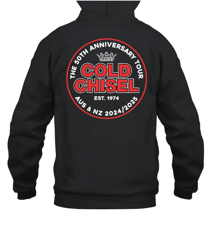Cold Chisel Denim The Big Five-O Tour 2024-2025 Unisex Hoodie