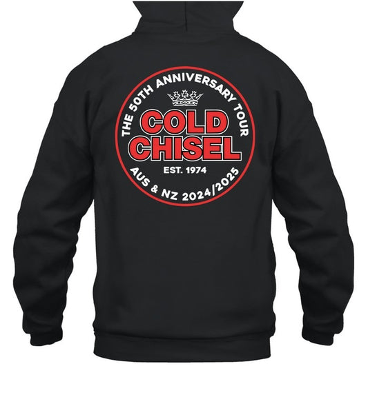 Cold Chisel Denim The Big Five-O Tour 2024-2025 Unisex Hoodie