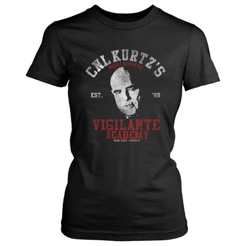 Colonel Kurtz Vigilante Academy Apocalypse Women's T-Shirt Tee