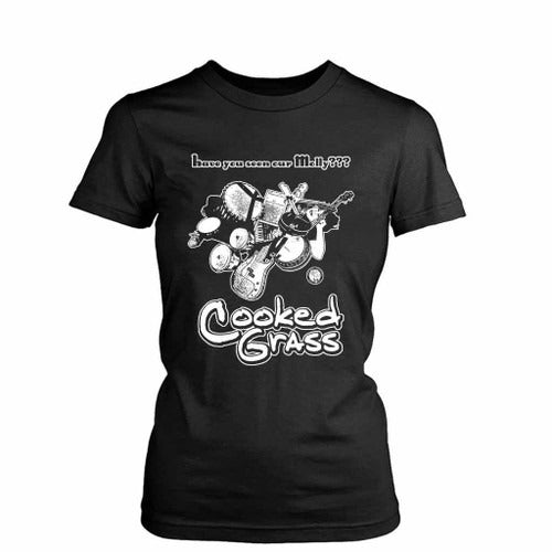 Cooked Grass Molly Folk Jamband Music Hippie Women's T-Shirt Tee