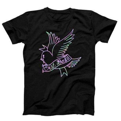 Cry Baby Graphic Design Lil Peep Rap Man's T-Shirt Tee