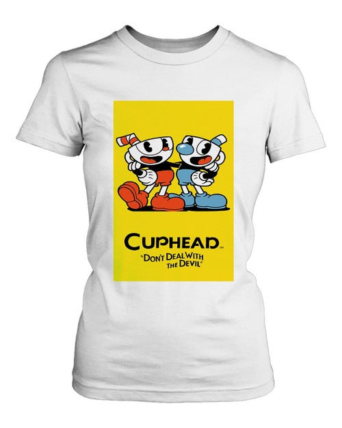 Cuphead Dont Deal With The Devil Women's T-Shirt Tee