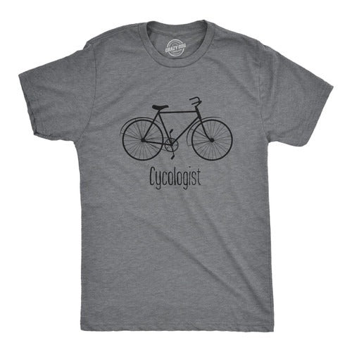 Cycologist Funny Psychology Biking Cyclist Man's T-Shirt Tee