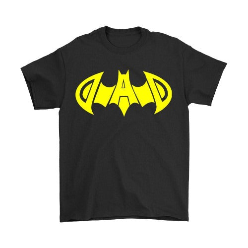 Daddy Super Hero Batman Logo Funny Man's T-Shirt Tee