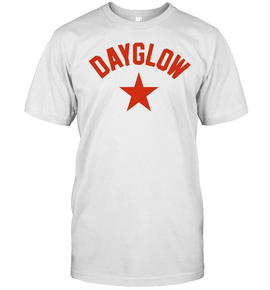 Day Glow Star White T Shirt