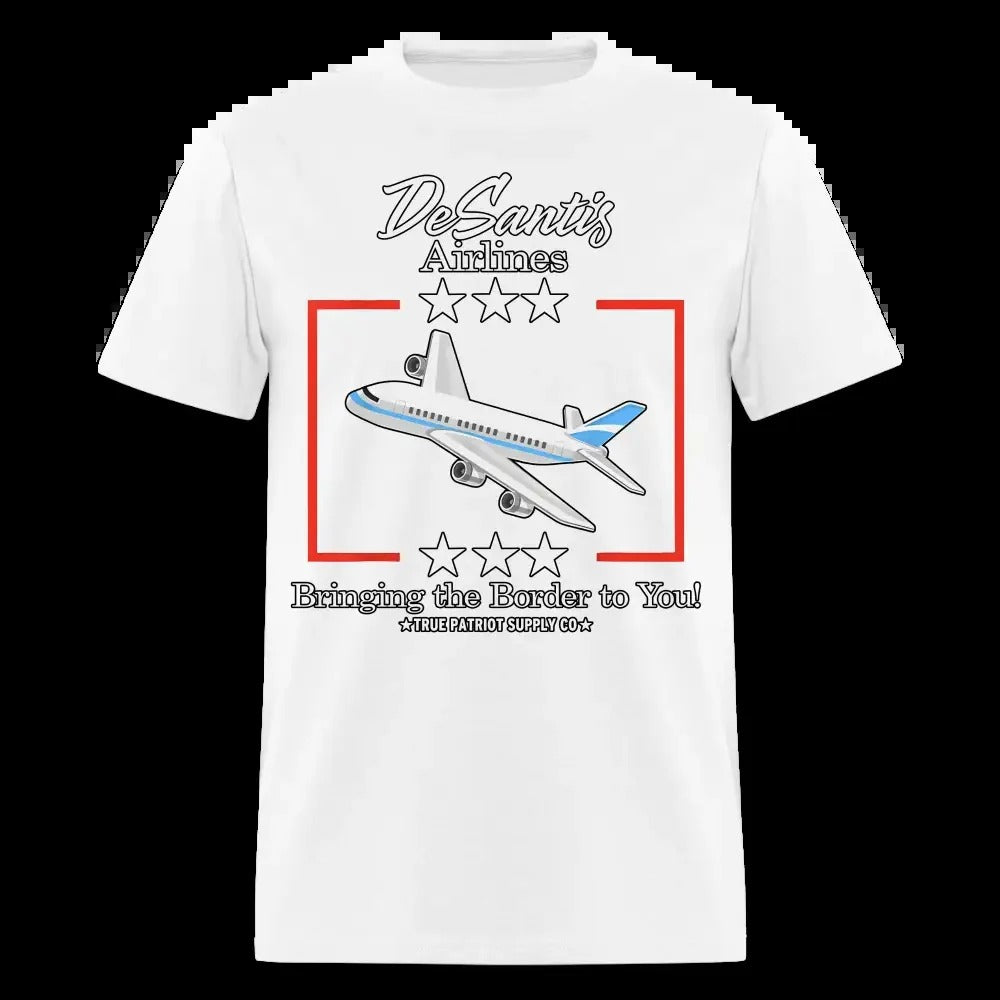 DeSantis Airlines Bringing The Border To You Ron DeSantis Unisex Classic T-Shirt