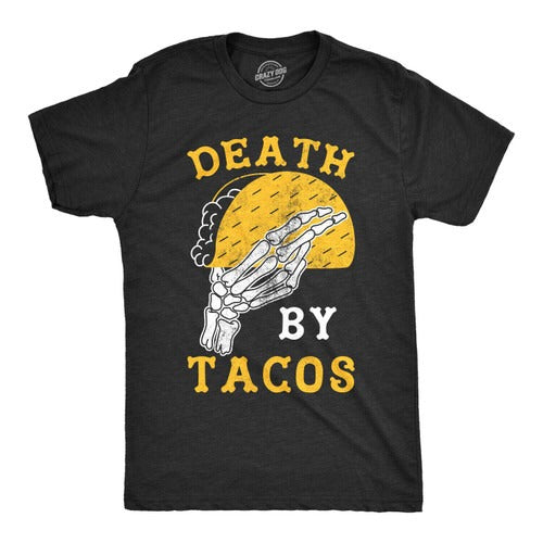 Death By Tacos Man's T-Shirt Tee