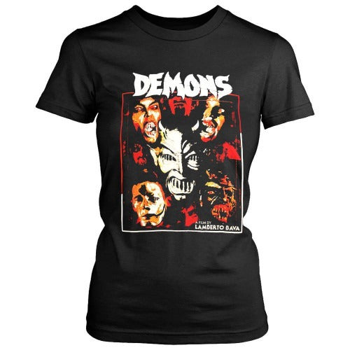 Demons Movie Retro Women's T-Shirt Tee