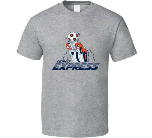 Detroit Express Nasl Retro Soccer Team Man's T-Shirt Tee