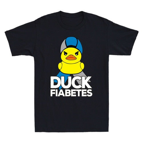 Diabetes Cute Duck Fiabetes Funny Designs Man's T-Shirt Tee