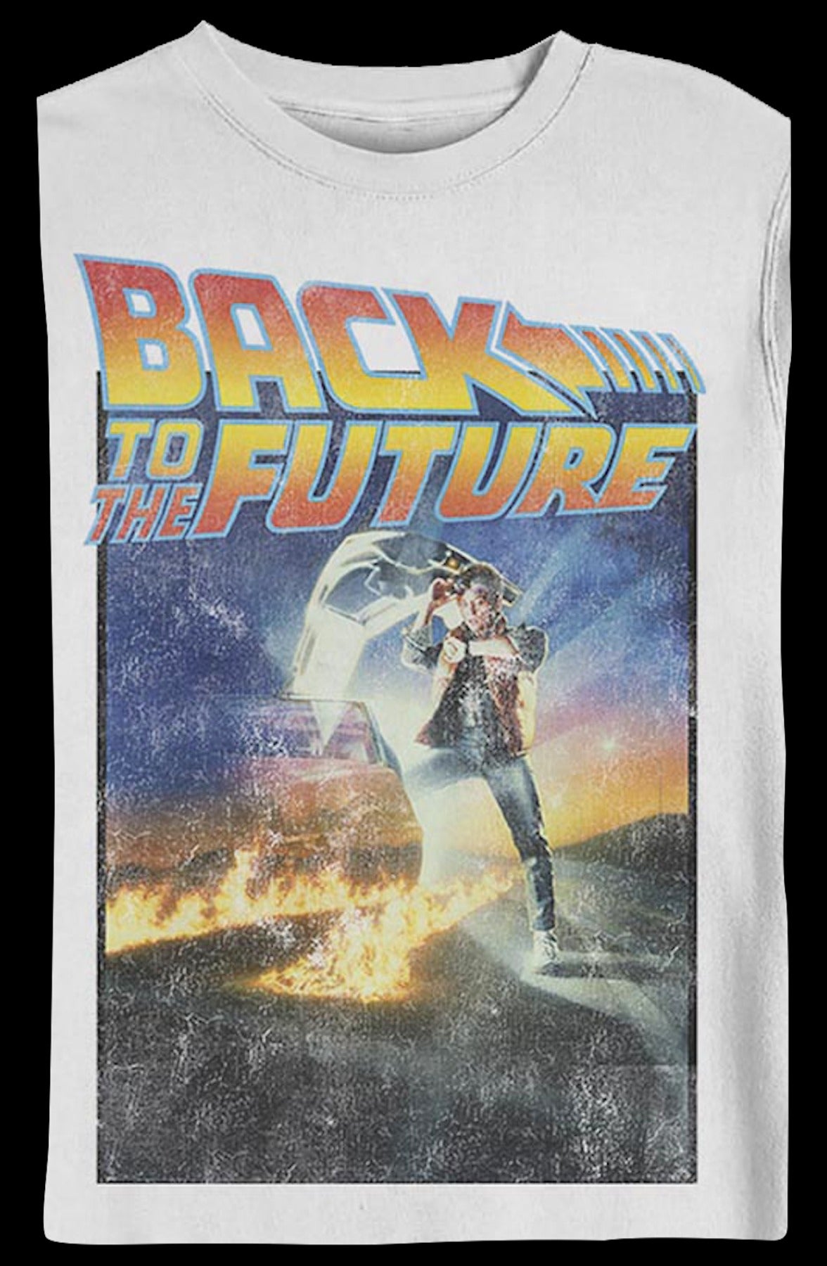 Distressed Movie Poster Back To The Future Sweatshirt