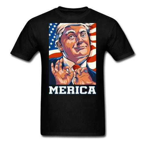 Donald Trump 2020 Merica Funny Man's T-Shirt Tee