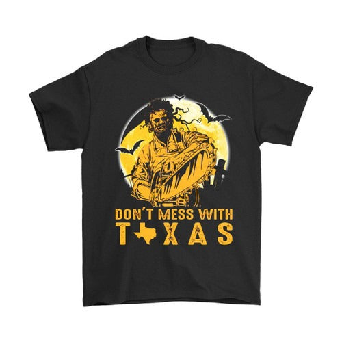 Dont Mess With Texas Funny Halloween Man's T-Shirt Tee