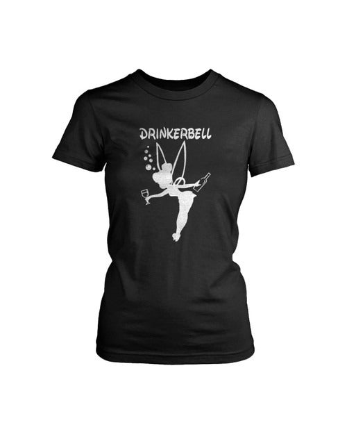 Drinkerbell Funny Women's T-Shirt Tee
