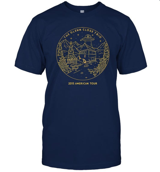 Dungeons And Daddies The Glenn Close Trio 2015 American Tour T-shirts