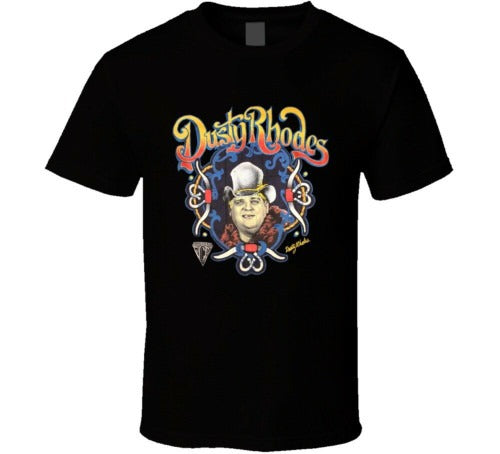 Dusty Rhodes Wrestling Champion Retro Man's T-Shirt Tee