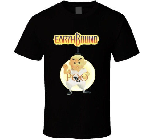 Earthbound Poo Retro Snes Video Game Man's T-Shirt Tee